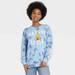 The Simpsons Nature Lover Lisa Sweatshirt Women's Size XL